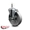 Service Caster Semi Steel Swivel Grip Ring Caster 5'' Wheel & 7/16'' Stem w/Brake SCC-GR20S514-SSS-TLB-716138 - alternate 4